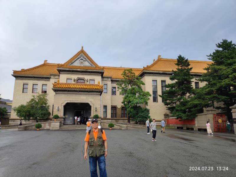 1935年興建1938落成的同德殿,建築面積3,707平方公尺,是日本為溥儀及其家眷建造,集政務、娛樂及起居於一體的宮殿。(楊正寬)