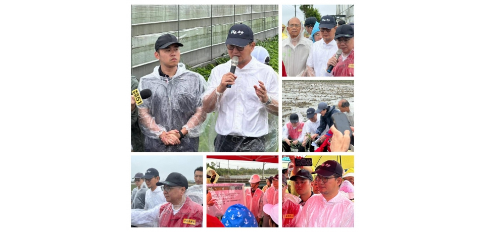行政院長卓榮泰視察元長、斗南大湖口溪 劉建國防洪標準農損 盼補助寬標準