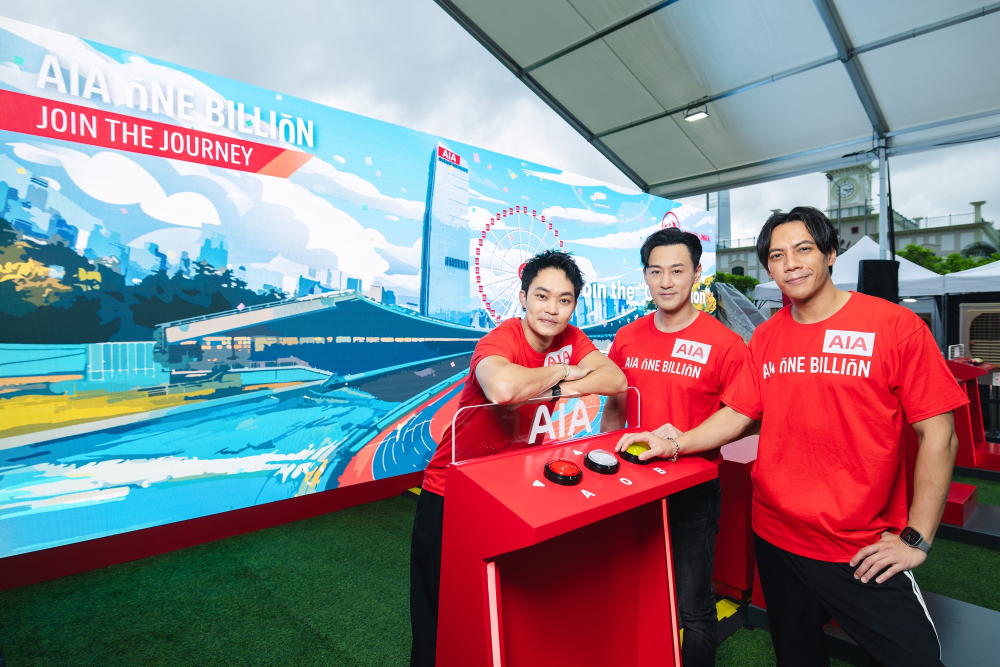 友邦香港於維港兩岸帶動全城「再想健康」