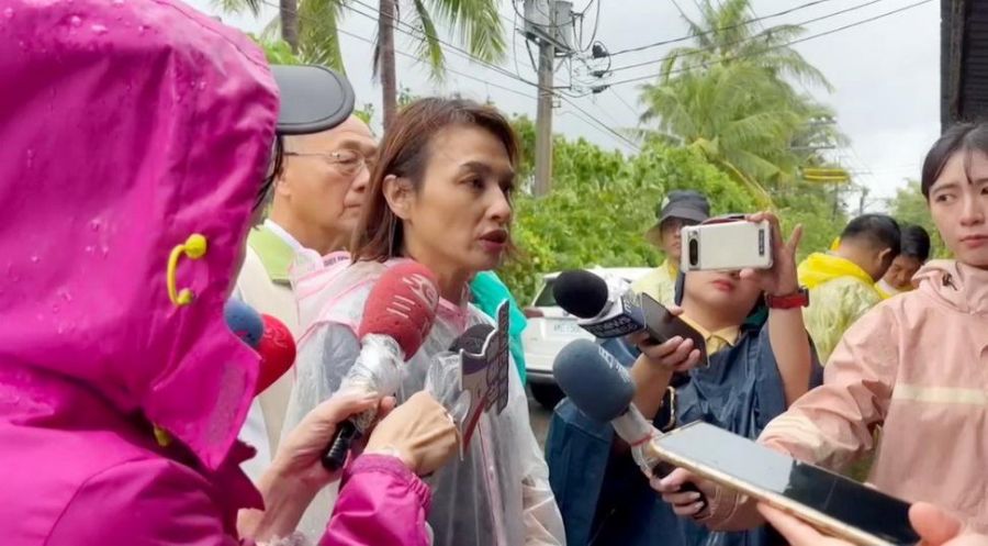 邱議瑩建議政院放寬水災災害救助標準 未達淹水50公分至少救助五千元