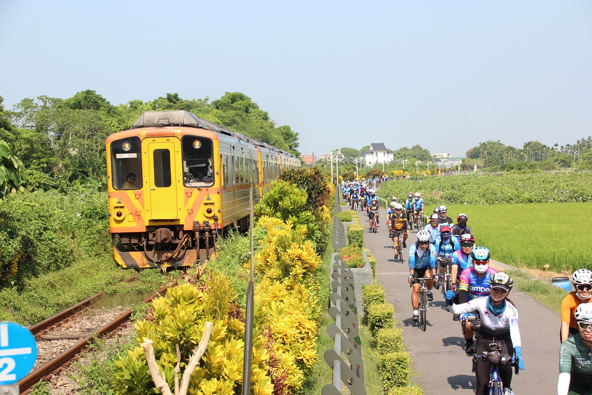 2024花現參山單車嘉年華  一「騎」跑水追火車