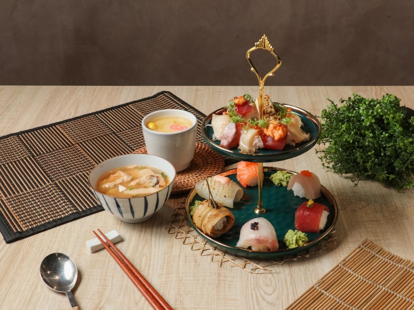 台中「日料萬花筒」「魚吞壽司 Sakana」推出三套超高CP值父親節無菜單料理套餐