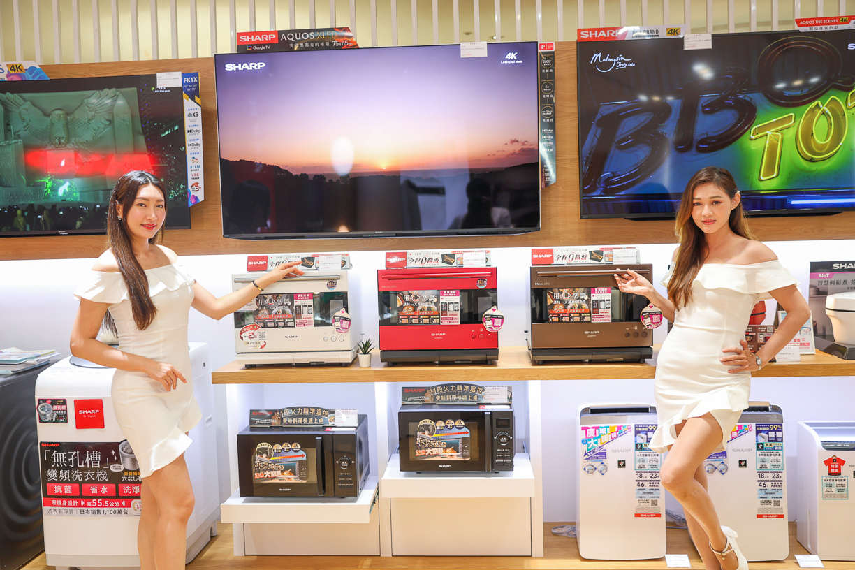 ▲集雅社、夏普-無水、水波家電。(圖/大立百貨提供)