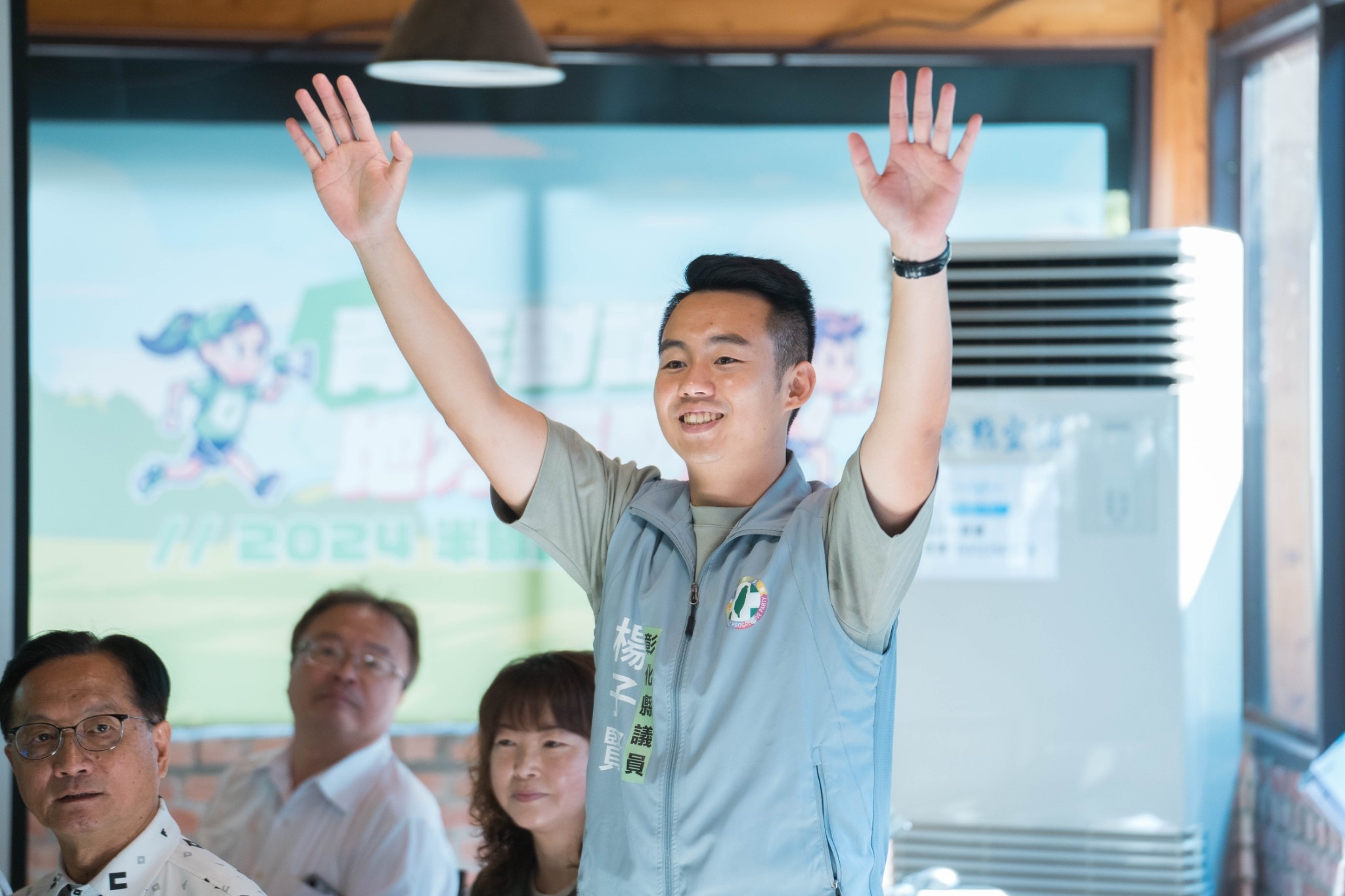 ▲彰化新芽舉辦「半線新芽青年營」2天1夜的營隊以「青年對話、在地行動」為主題，延續「青鳥行動」精神遍地開花。（記者張溎壕攝）