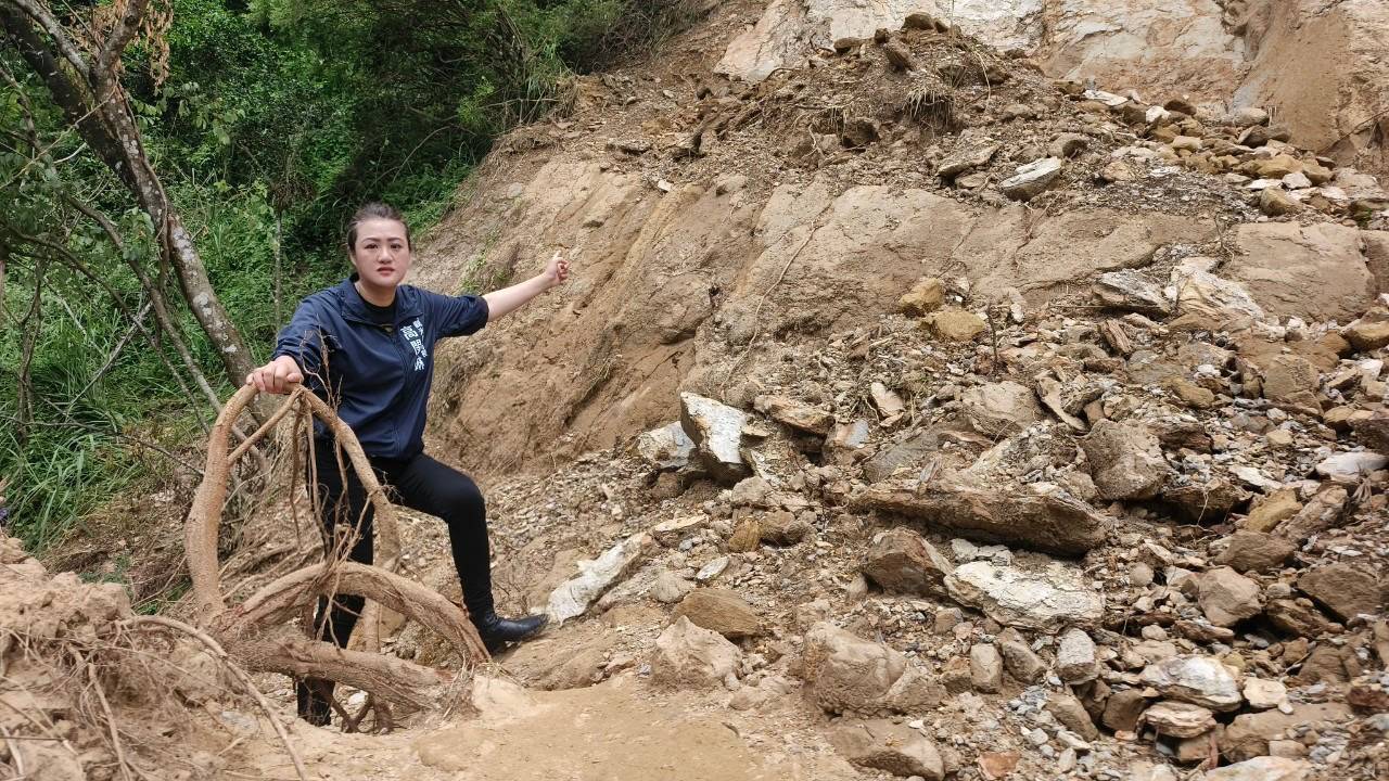 勘查觀音山風災搶修進度 高閔琳:力拚下週搶通全區登山步道
