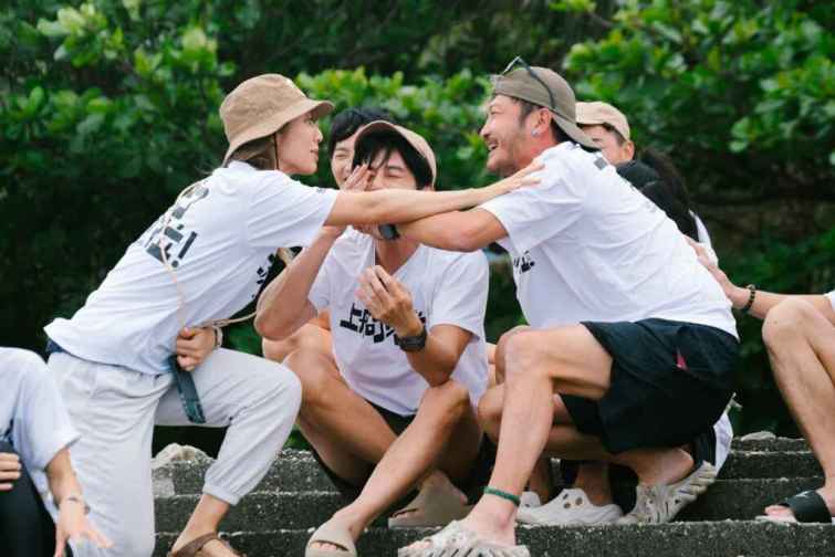 ▲《上船了各位！》瑞瑪、KID火藥味重，胡宇威夾中間好為難。（三立提供）