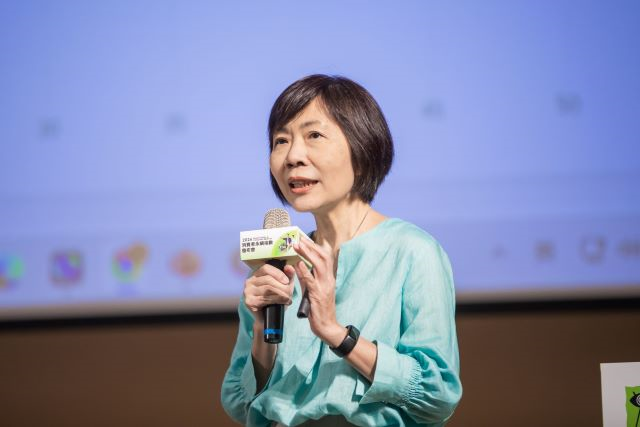 圖五:政大商學院信義書院執行長別蓮蒂也發布消費者對於六大產業ESG的期許。(東方線上提供).jpg