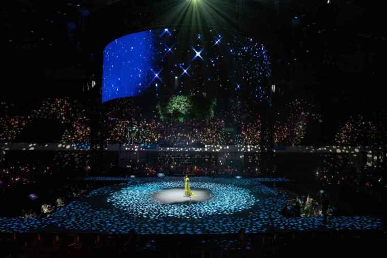 ▲劉若英淚謝粉絲1603天的等待。（相信音樂提供）