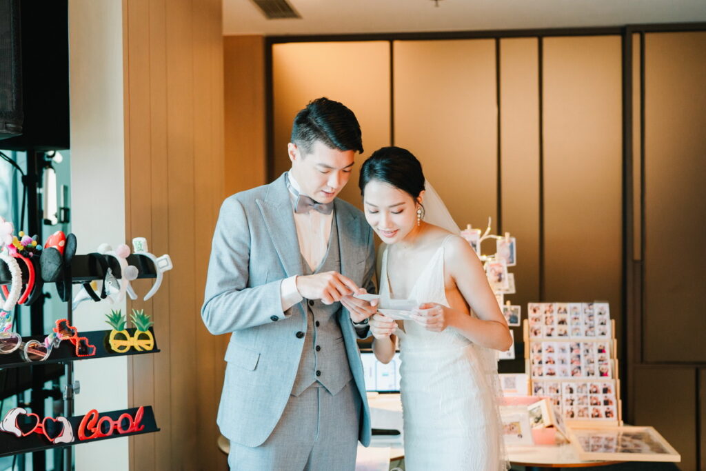 台北國泰萬怡酒店 準新人們體驗各家怡選品牌,如拍拍印LineIn,即拍即印紀錄幸福時刻
