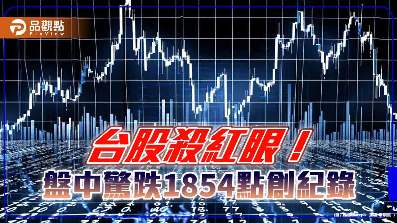 台指期跌停板！台股收盤暴跌1807點　櫃買指數崩近8％同破最慘紀錄