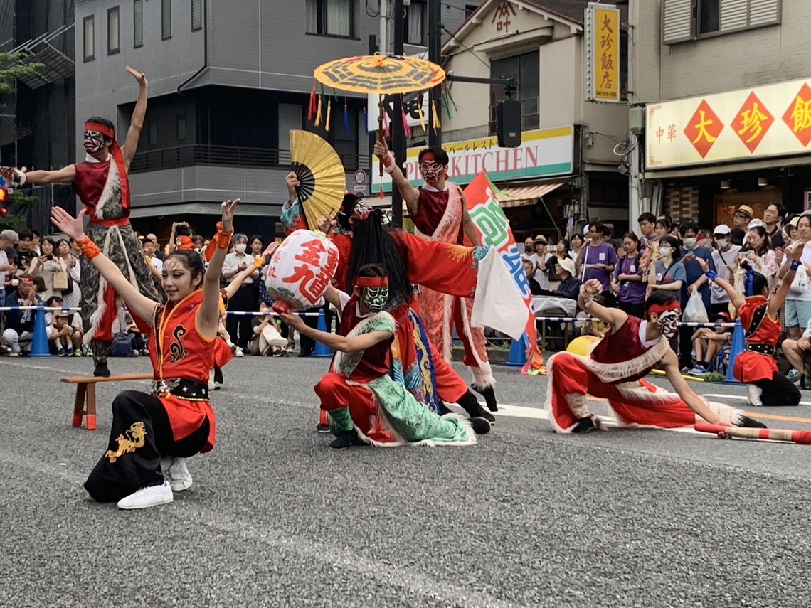 漾新聞|李懷仁吳立森帶團訪日本八王子祭 中華藝校慶典精彩演出為台日友誼加分