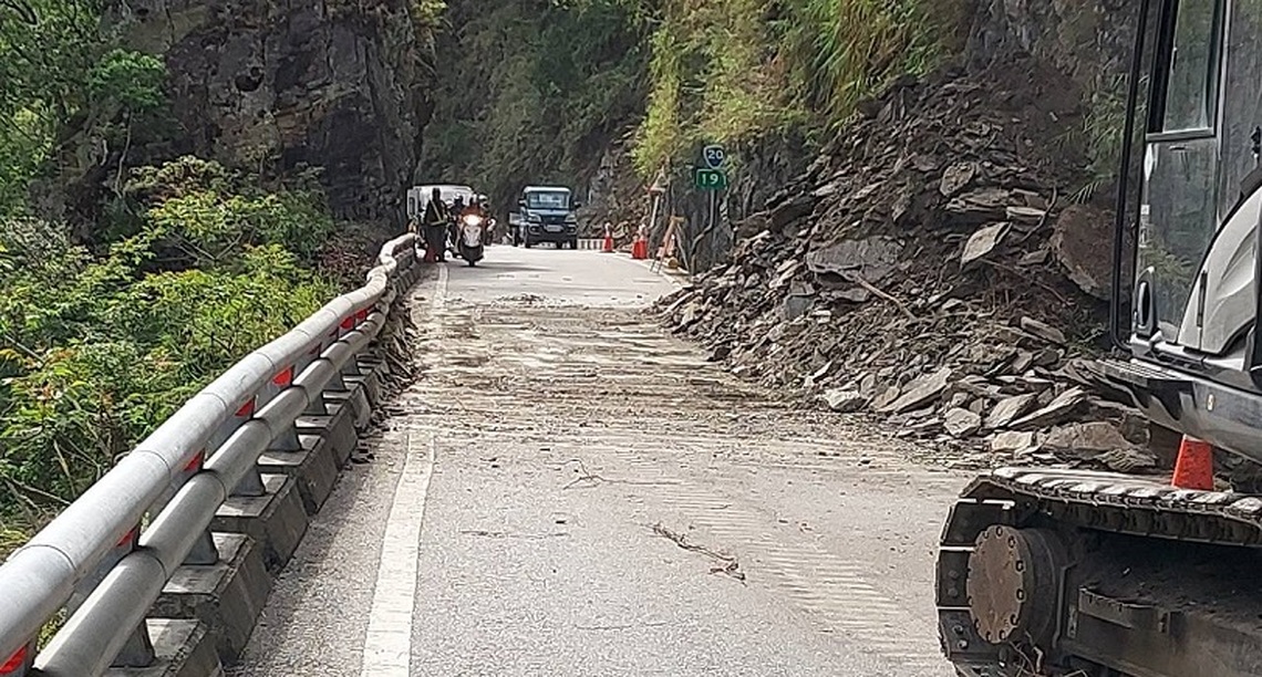 台東縣海端鄉新武路段道路搶通 恢復通車