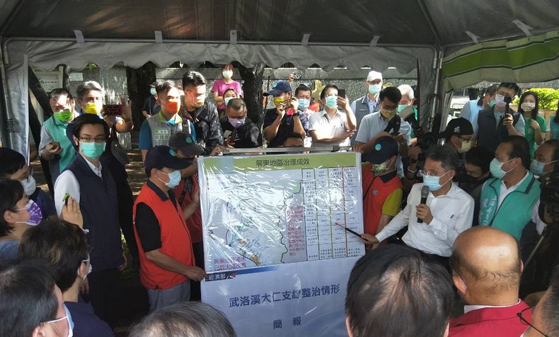 挺過「凱米」颱風超強風雨 大仁科大感謝政府防洪設施發揮功效