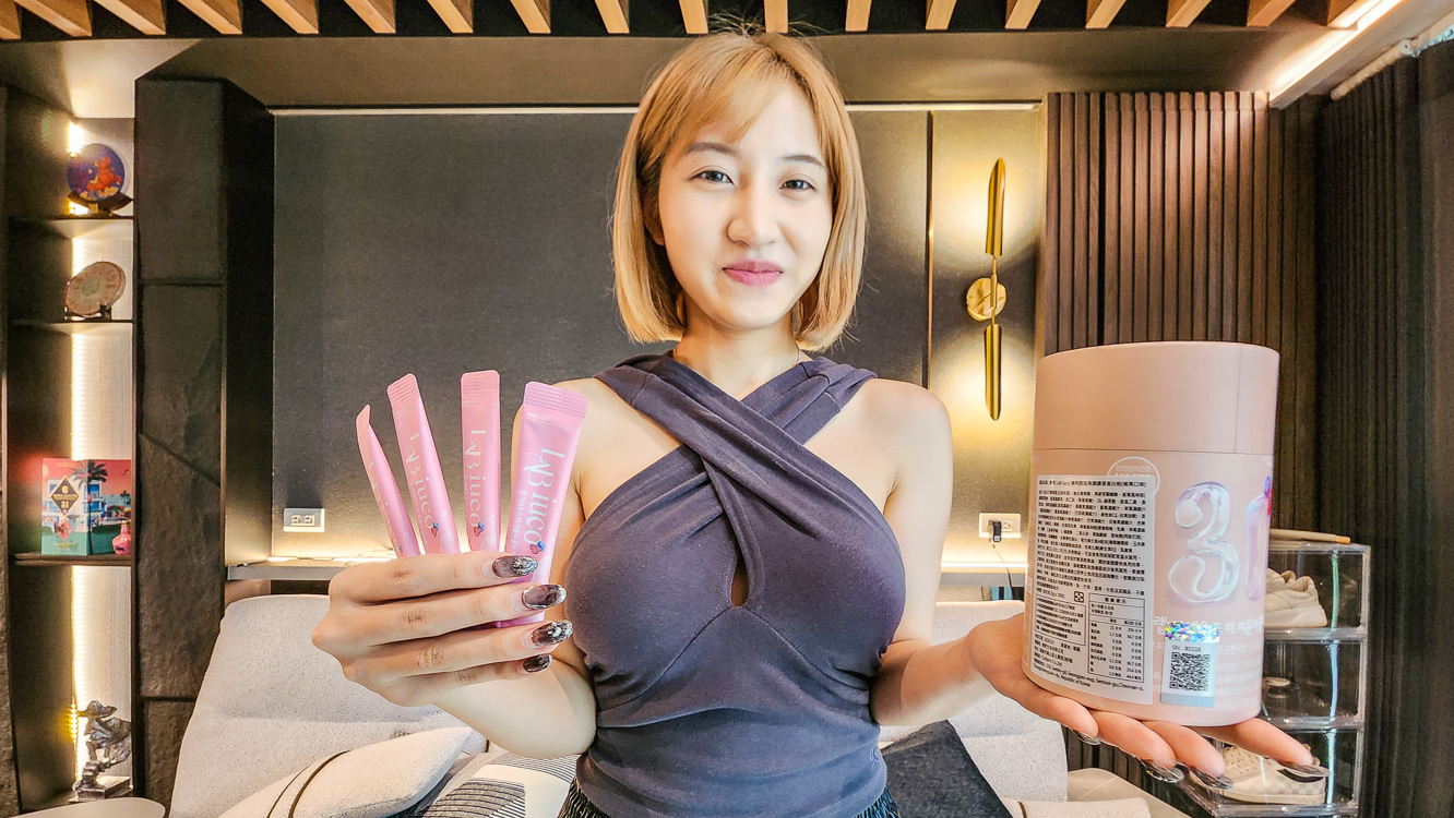 ▲韓妍生技創辦人李婉蓁指出,此次獲獎的「韓國LAB iuco專利胜肽美顏膠原蛋白粉」是由韓國原裝進口。(圖/記者黃淑貞攝)