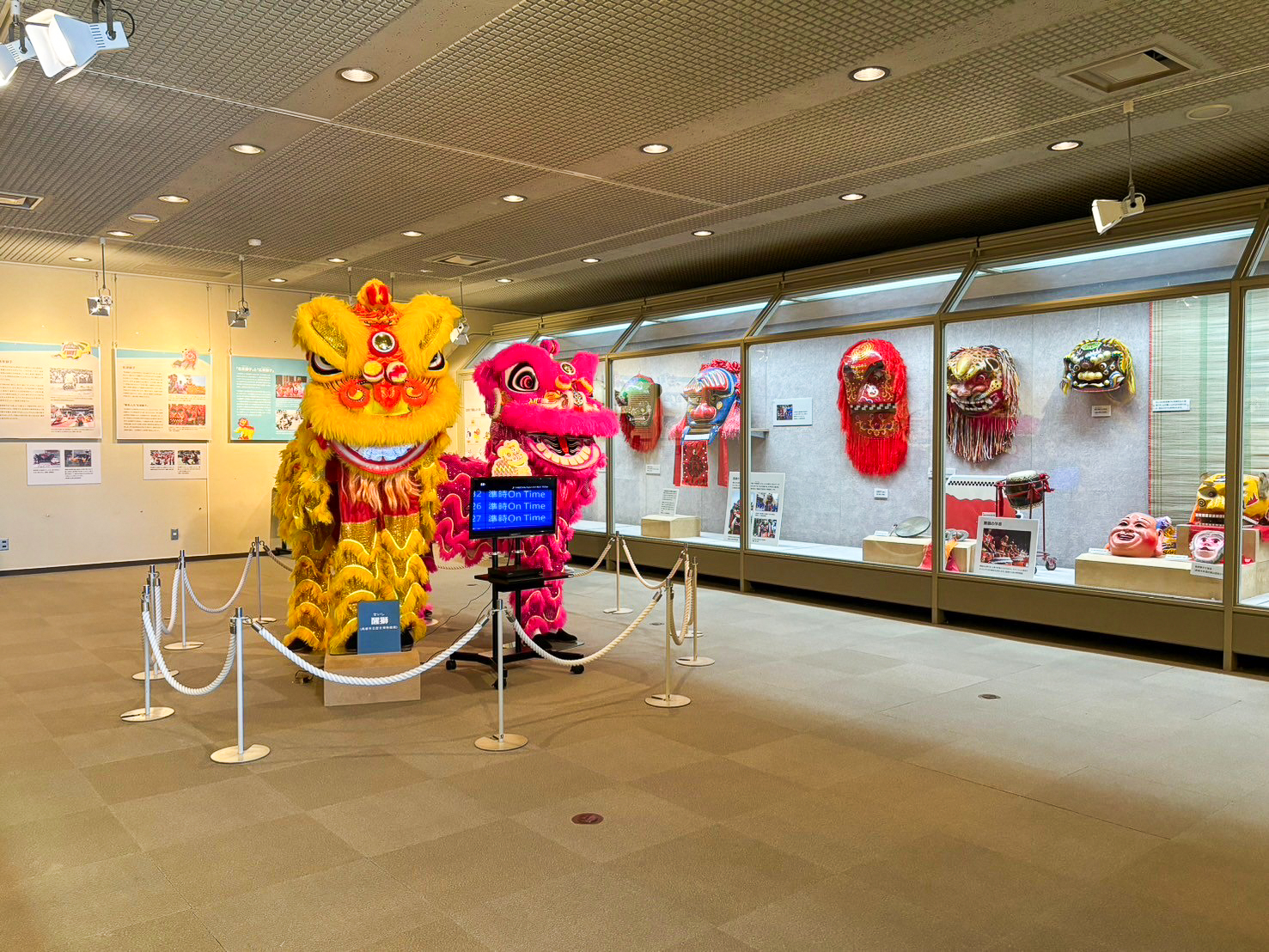 高史博「獅子舞特展」前進日本冰見市立博物館 促進文化交流