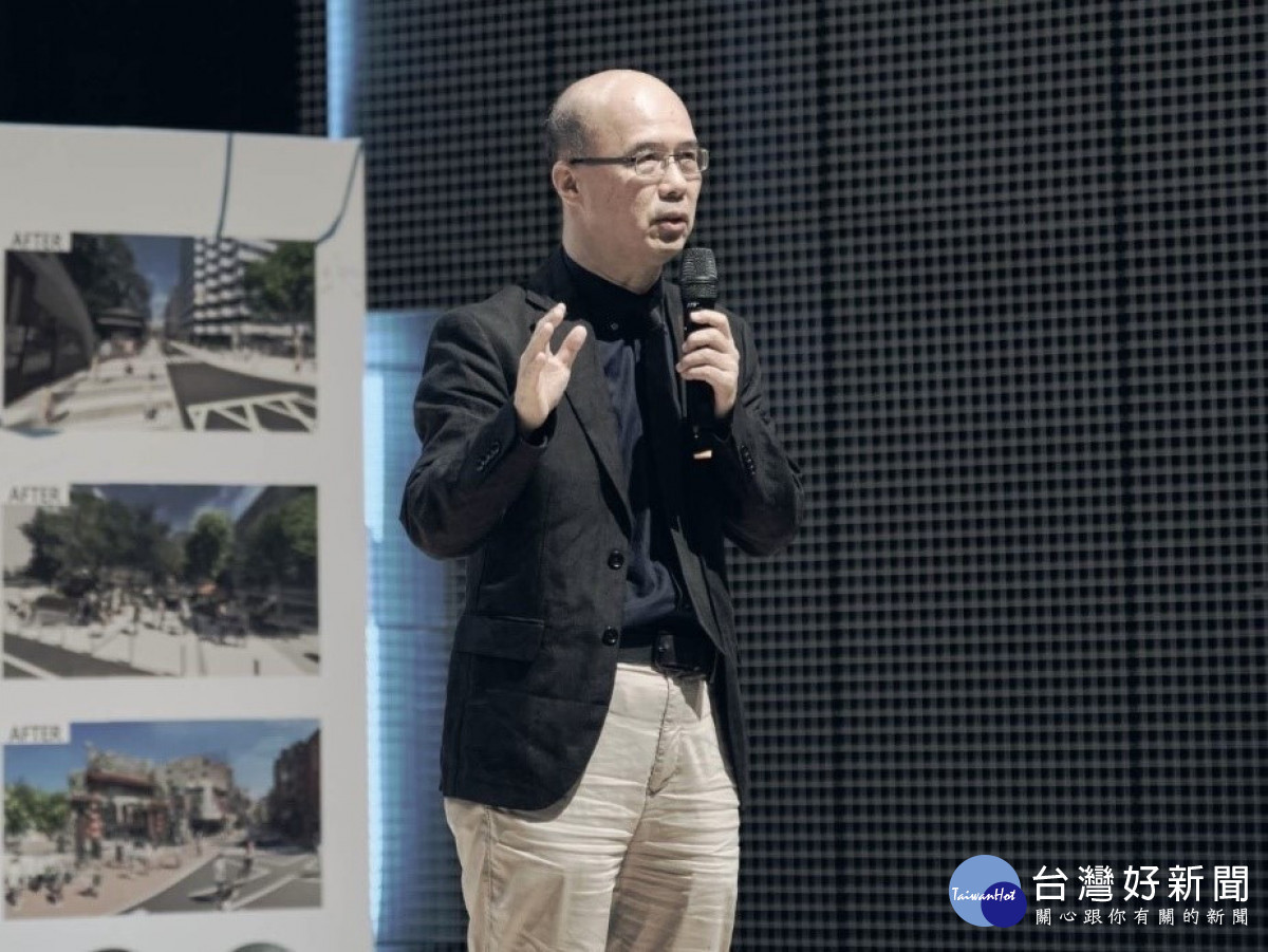 中原大學設計學院院長趙家麟發表專題演講,分享「邁向人本城市之道」。<br /><br />
