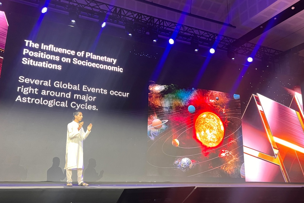 阿南德首度參加由動區動趨BlockTempo主辦的ABS亞洲區塊鏈高峰會（Asia Blockchain Summit），看好未來數位金融市場。(圖/業者提供)