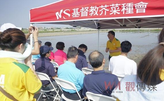 （有影片）／芥菜種會攜手聯采推動青農孵育　元長首播花蓮26號丰稻稘燉飯米