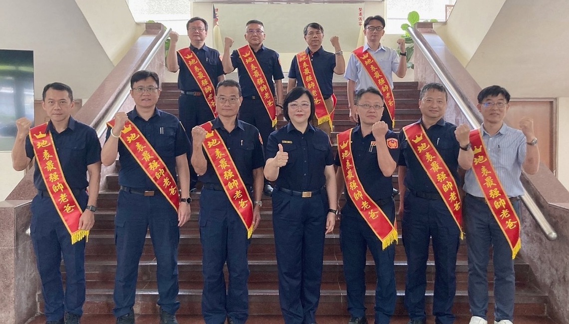 地表最強帥老爸! 竹縣警局長宣介慈感謝父職同仁付出