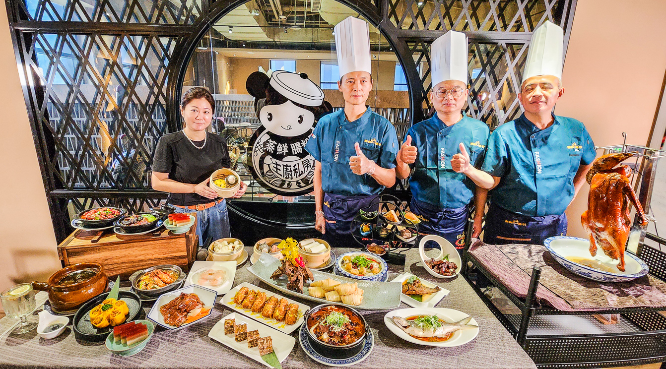 ▲高雄在地港式飲茶品牌「蒸鮮腸粉」,推出限時限量活動,只要加6元就能享用獨家美饌。(圖/記者黃淑貞攝)