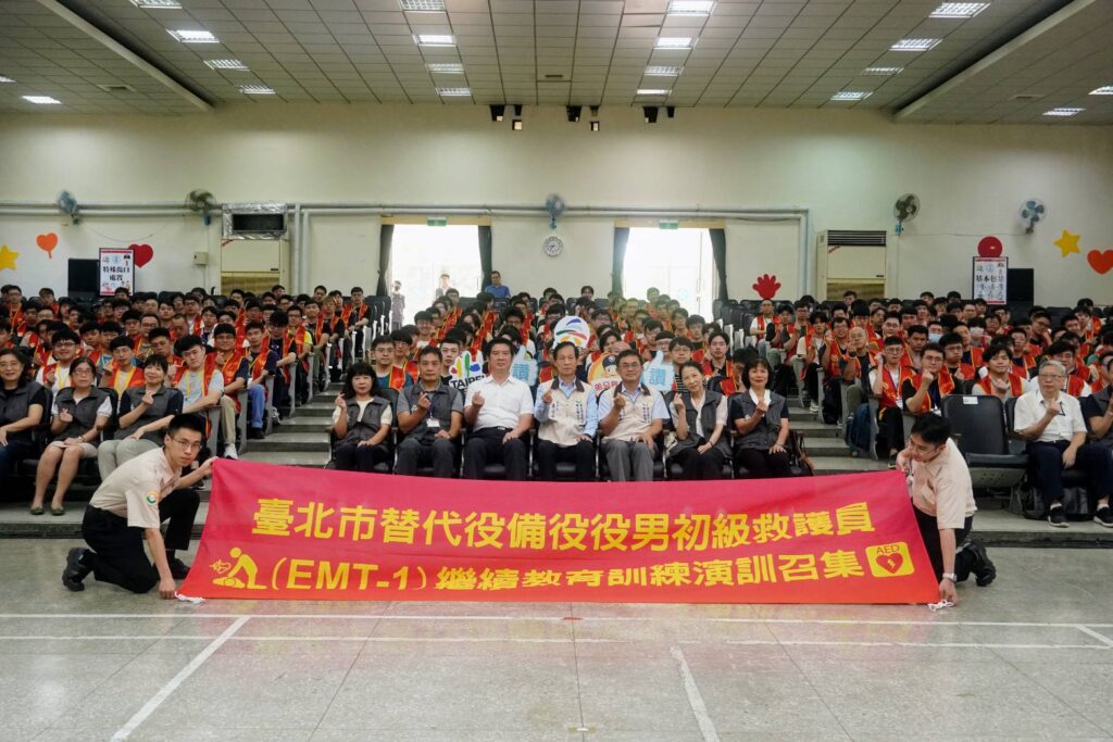 蔣萬安親臨替代備役演訓召集 勉勵北市役男共同守護家園