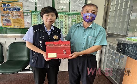 南投縣榮服處感謝名間新街郵局協助成功攔阻詐騙案維護退除役官兵財物安全