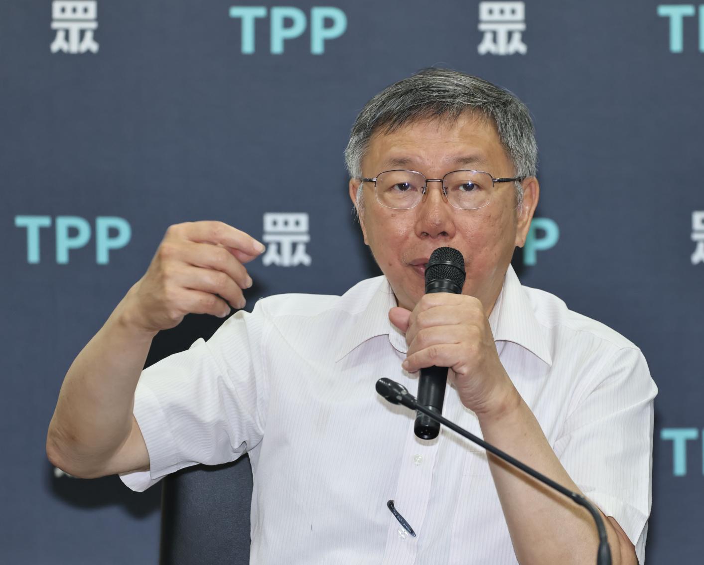 柯文哲近日陷入總統大選競選經費造假爭議。資料照片/林啟弘攝