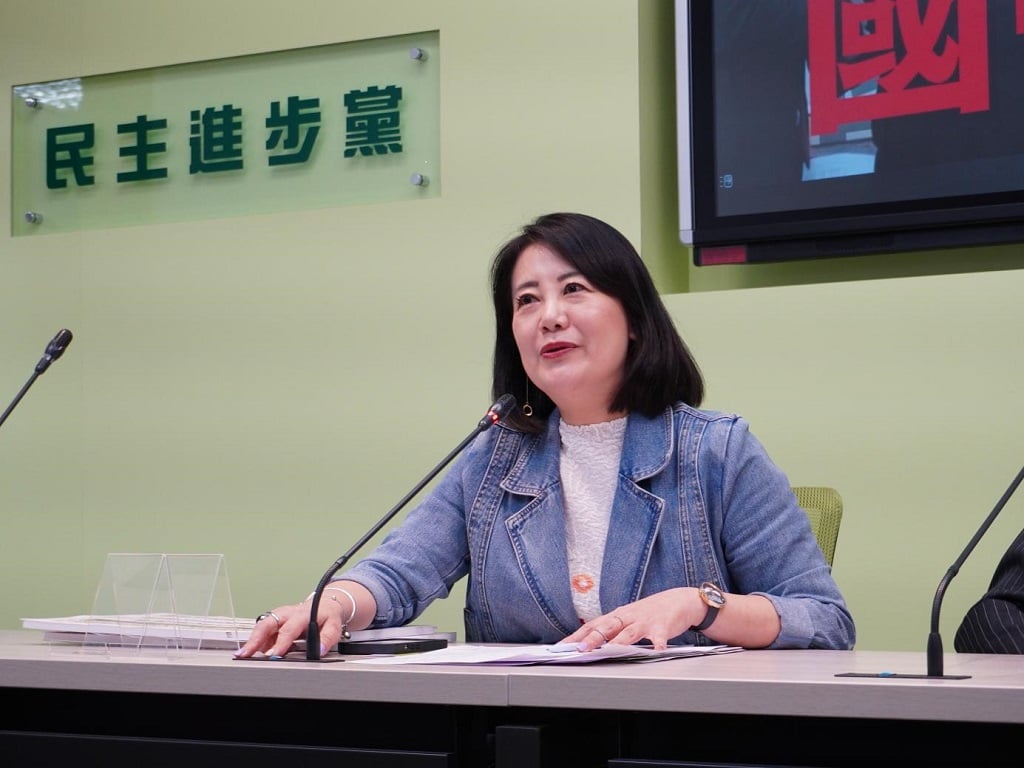 民進黨團幹事長吳思瑤回應柯文哲政治獻金不實疑雲,稱民眾黨要有監察院調查等3個關卡要度過。資料照片