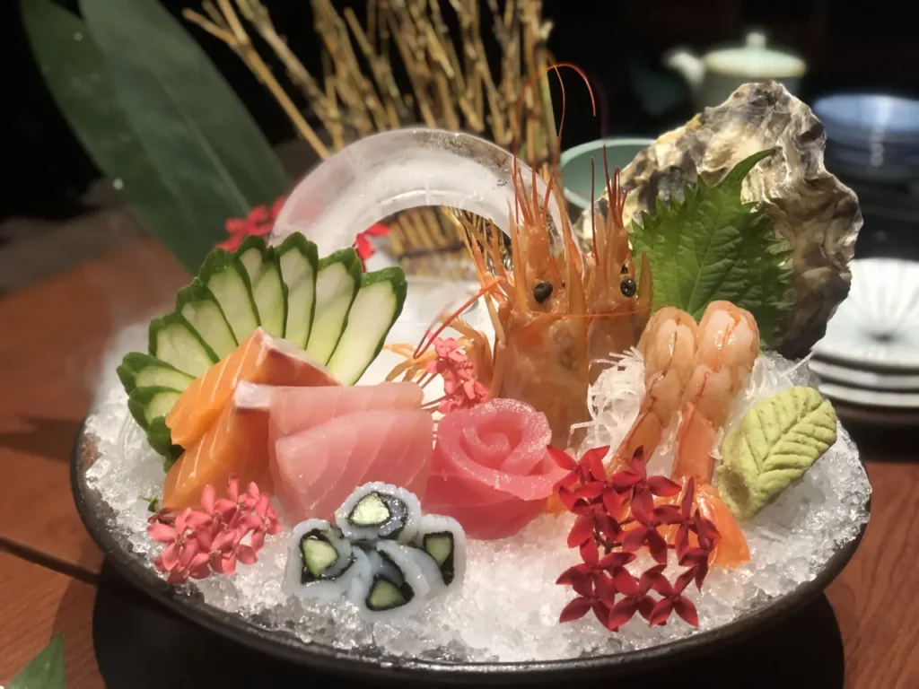 狗一下生魚片