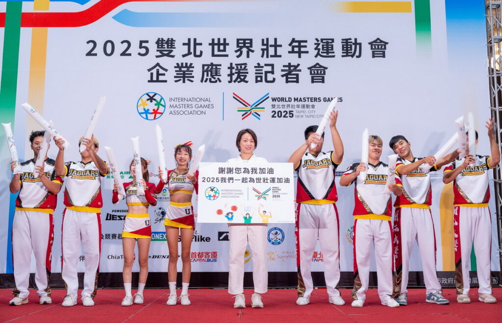 柔道國手「連珍羚」現身記者會,為2025年世界壯年運動會加油打氣!