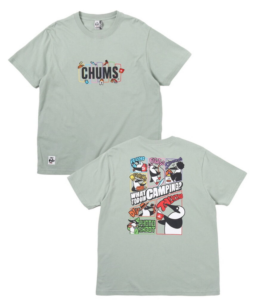 CHUMS What to do in Camping T-Shirt短袖上衣 草綠 $1,680