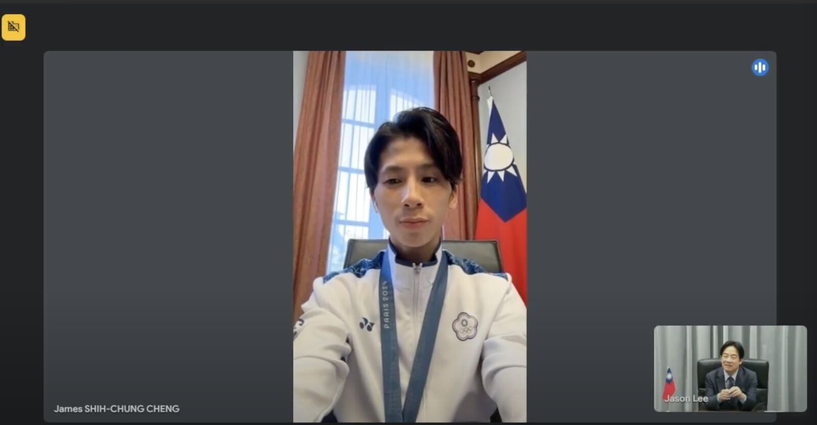 賴清德視訊林郁婷、陳念琴　讚不畏艱難為台灣奪獎牌 261