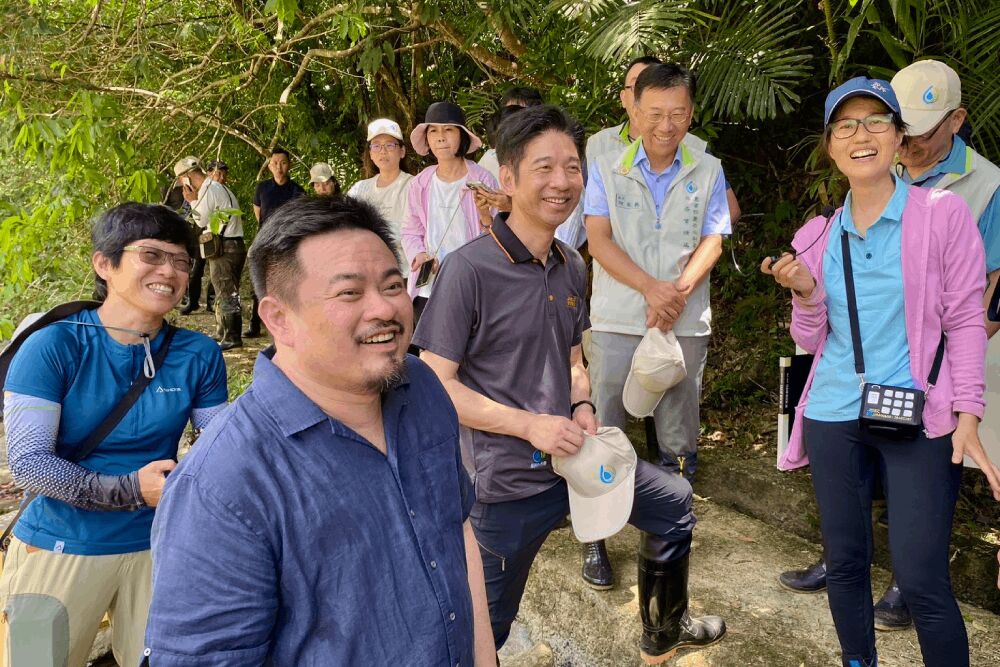 推河川「近自然工法」拆水泥疊石塊 洪申翰:兼顧生態、灌溉及防災 250 照片來源:洪申翰國會辦公室