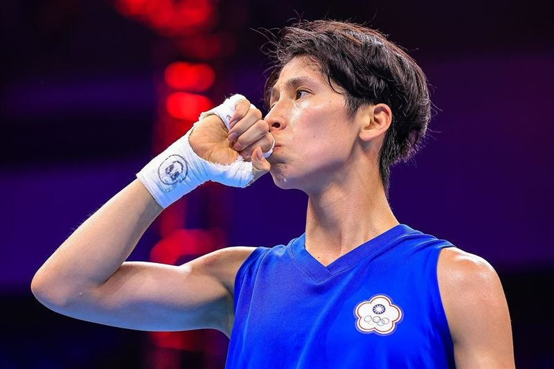 林郁婷勇拿台灣第一面拳擊奧運金牌。(圖:boxing_ting IG)