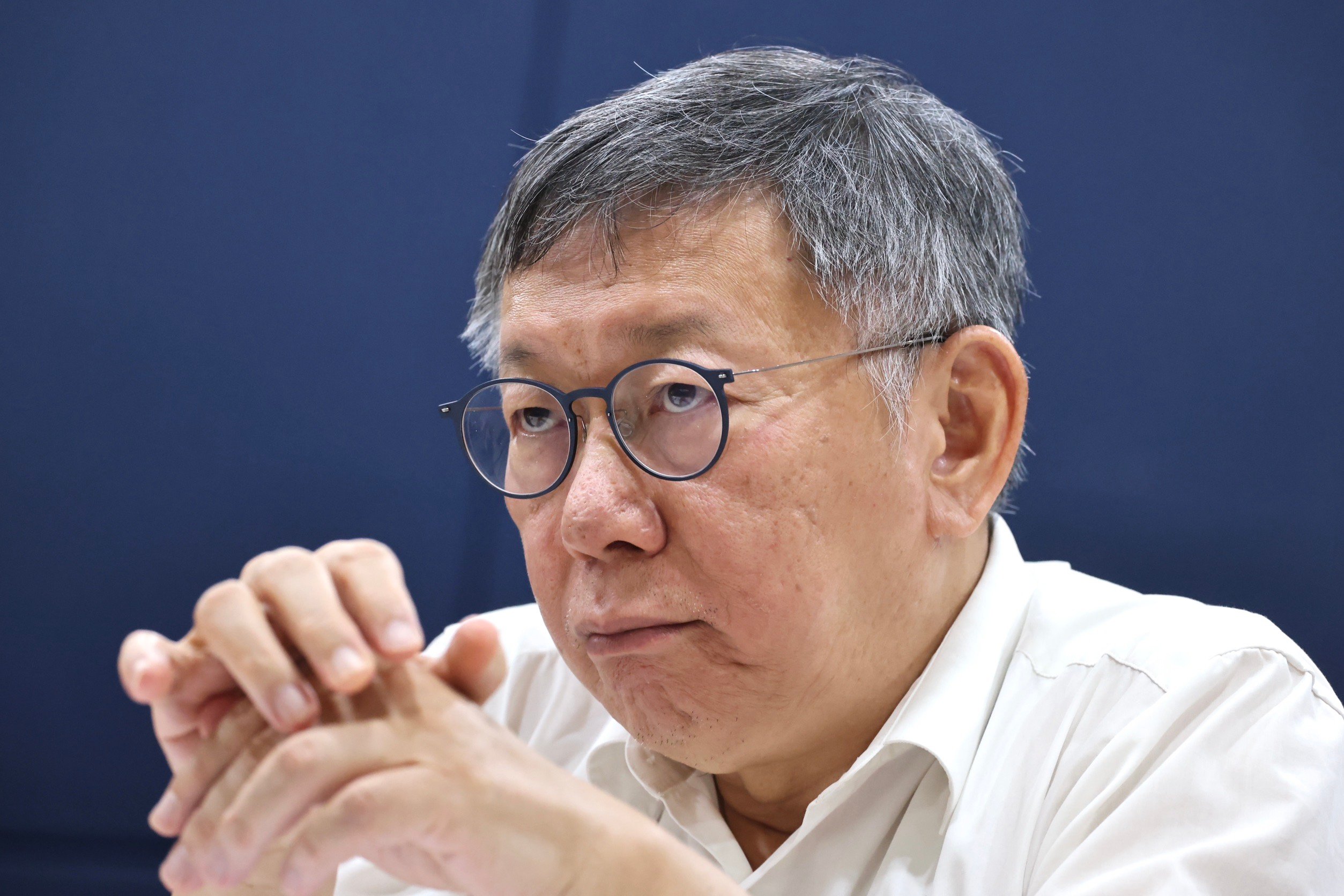 柯文哲13日表示,會請財務長和會計師端木正對質,並嗆「直接叫律師告他。」資料照片/林啟弘攝