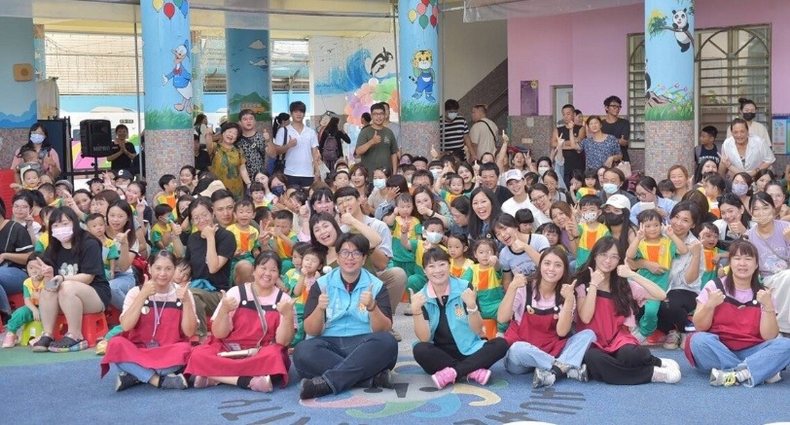 市幼開學迎新童樂園派對  魏嘉彥祝福新生快樂成長