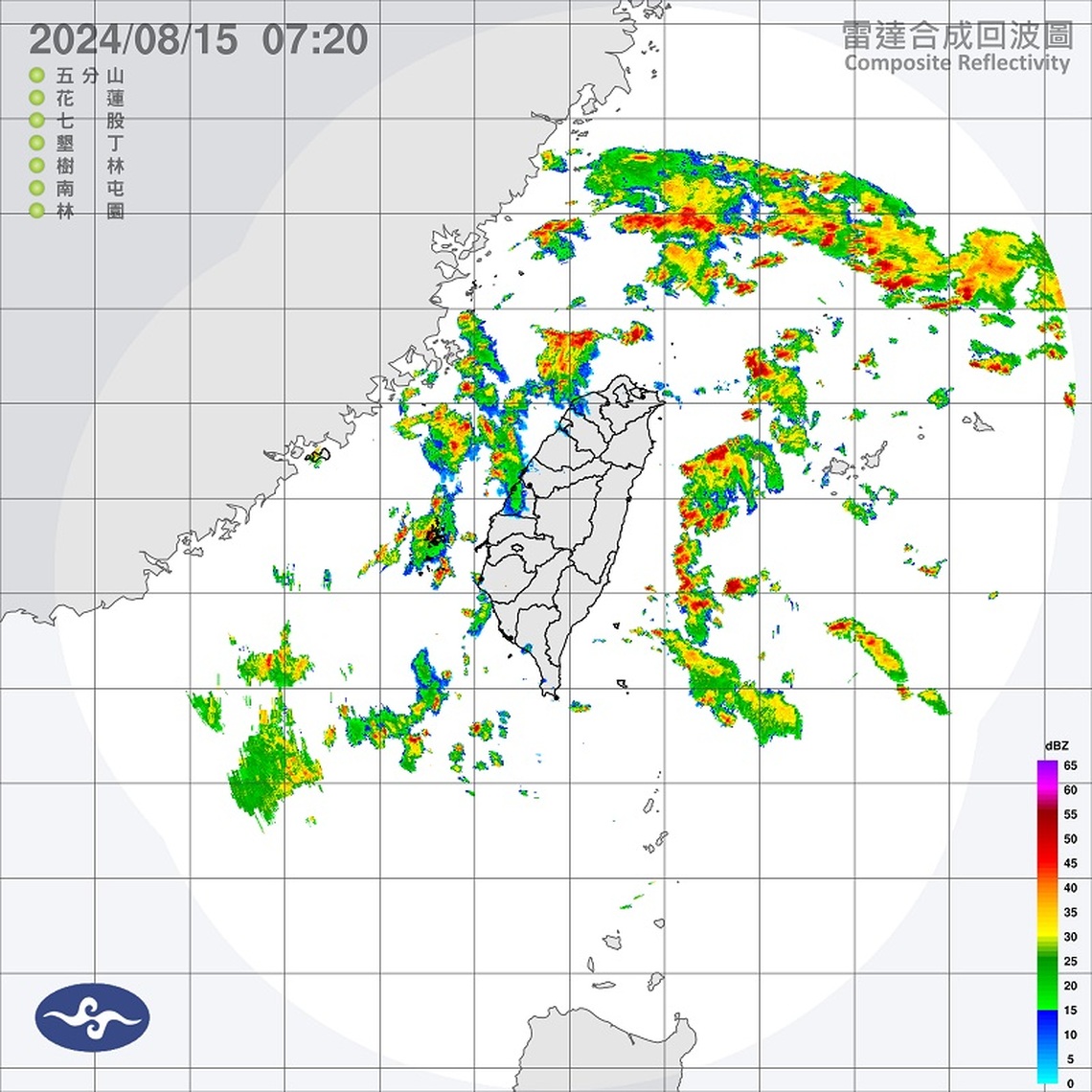 低壓帶籠罩！今各地天氣不穩 中部以北午後雨下到入夜