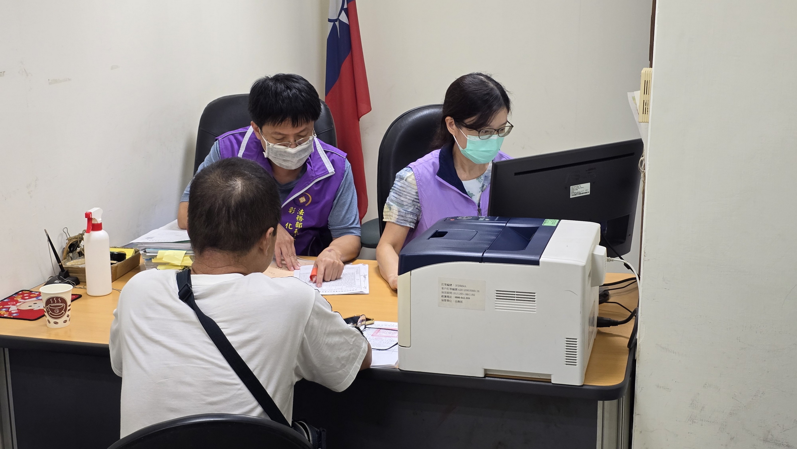▲彰化縣田尾鄉一景觀工程顧問公司羅姓老闆累欠勞健保費百萬不繳，被行政執行署彰化分署強制執行管收3個月獲准。（彰化分署提供）