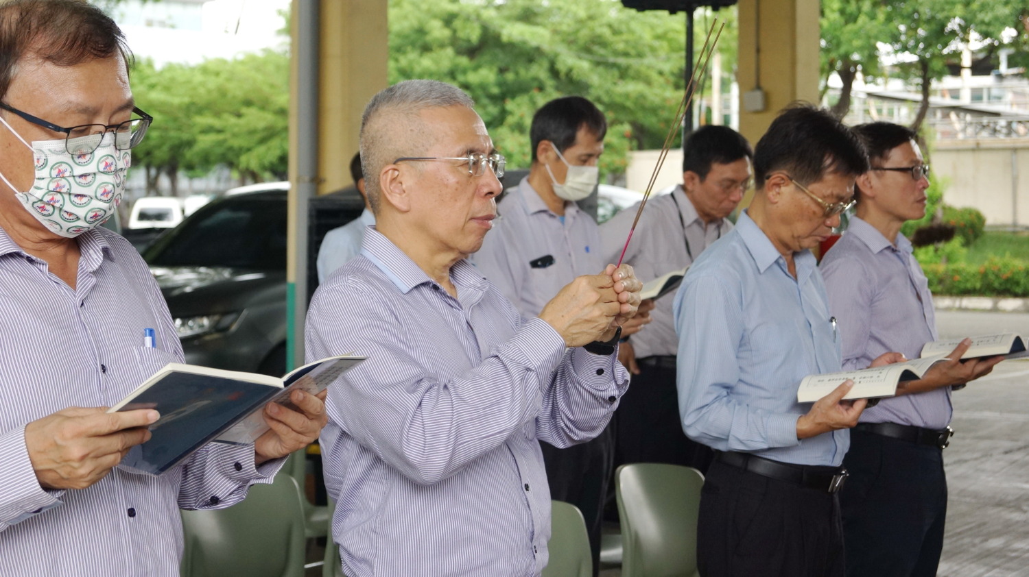 中油石化事業部今日舉行中元普渡 祈願平安順福