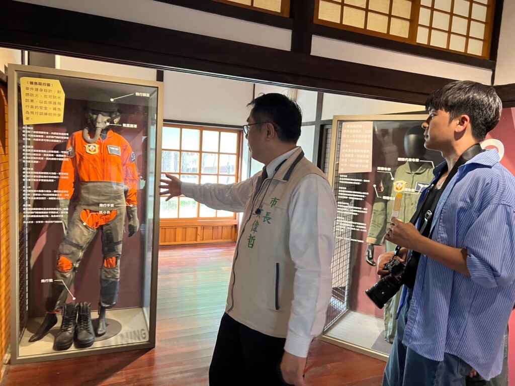 ▲臺南水交社文化園區的「AIR臺南館的特色展區」。(臺南市政府提供)