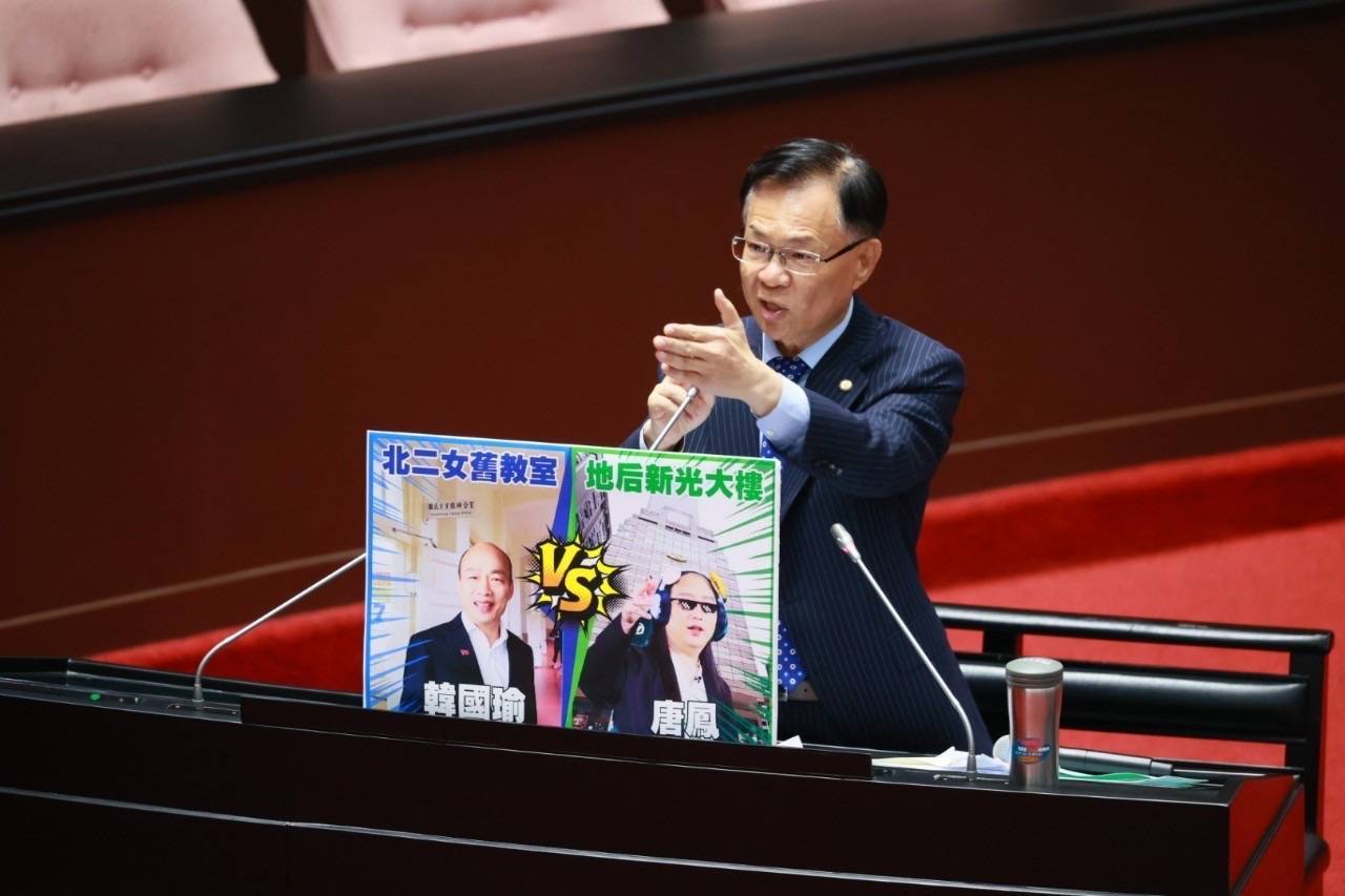 張啓楷質疑,今年的審計部報告,明確指出,數發部的違失在於,將辦公室選址區域一再限定為台北市中正區,「難謂合理周妥」。(圖/張啓楷國會辦公室)