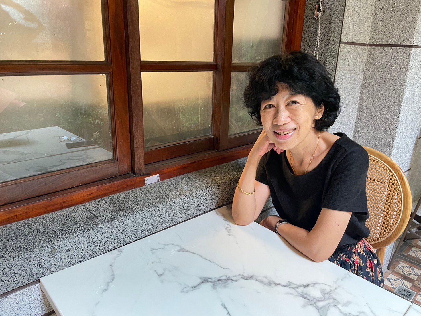陳佩琪16日生日,她表示,是兒子出資,且自己走入銀行開戶,她只曾跟兒子討論公司名稱。翻攝陳佩琪臉書