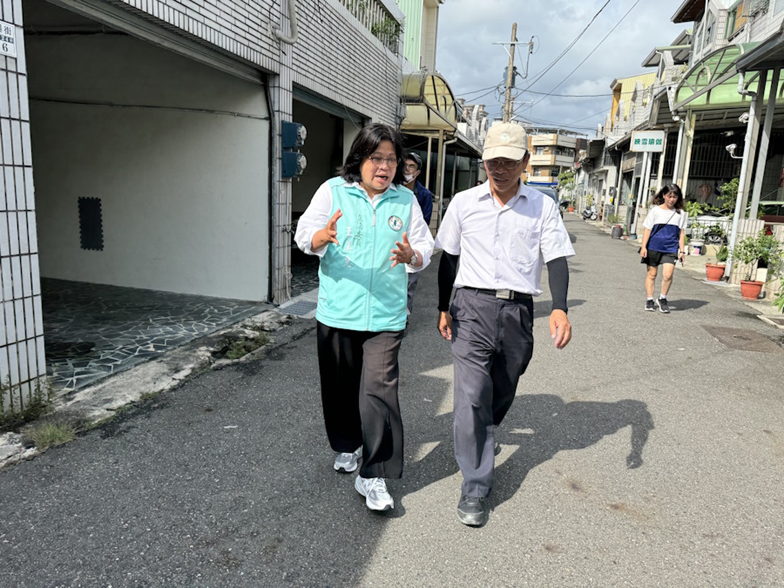 王美惠立委會勘嘉義八掌溪 要求水利署增設固定式抽水站