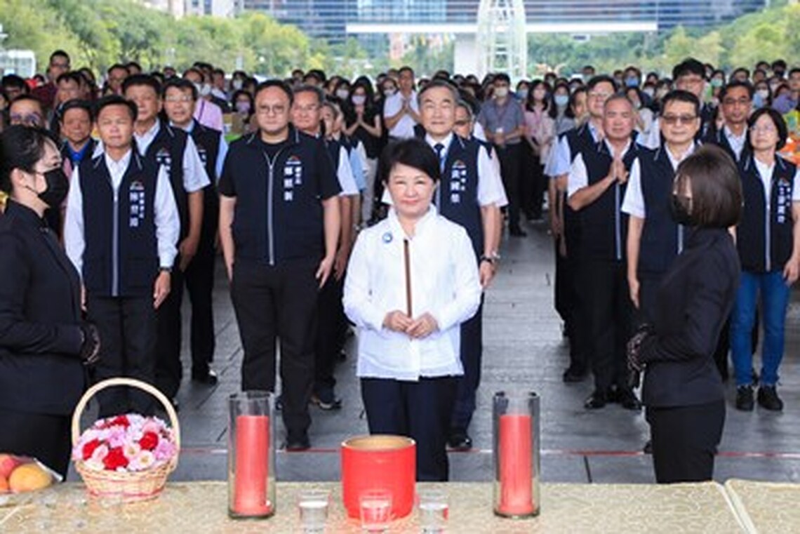 中市府中元普渡 盧秀燕市長祈求3大願望：四時無災市民安康