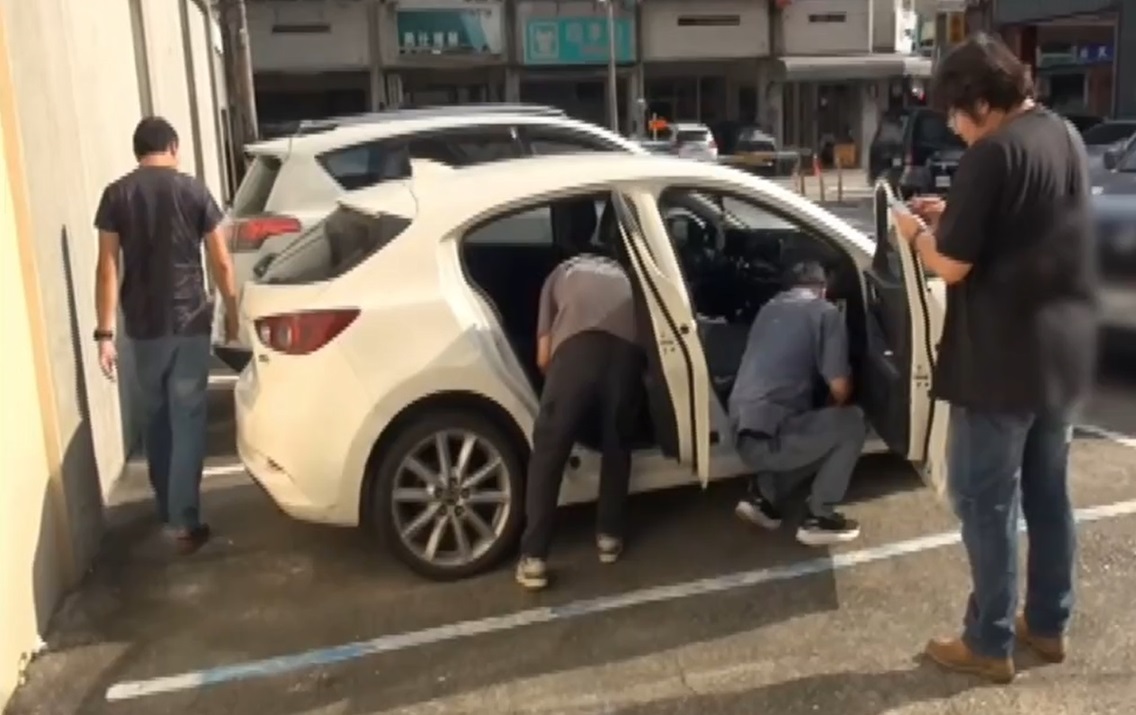 ▲圖說：中市警方調閱監視器，循線查獲涉嫌購買偽造車牌的吳姓犯嫌             （圖／台中市政府 提供）