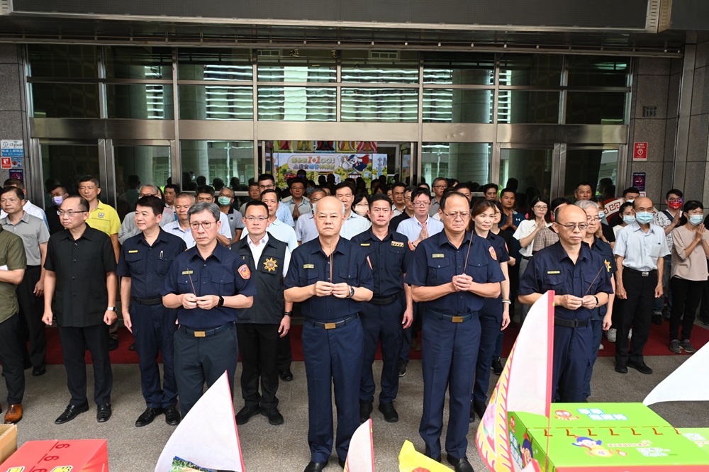 中元普渡祈福 嘉市警推友善祭祀環保低碳 252 cnews204240816a06