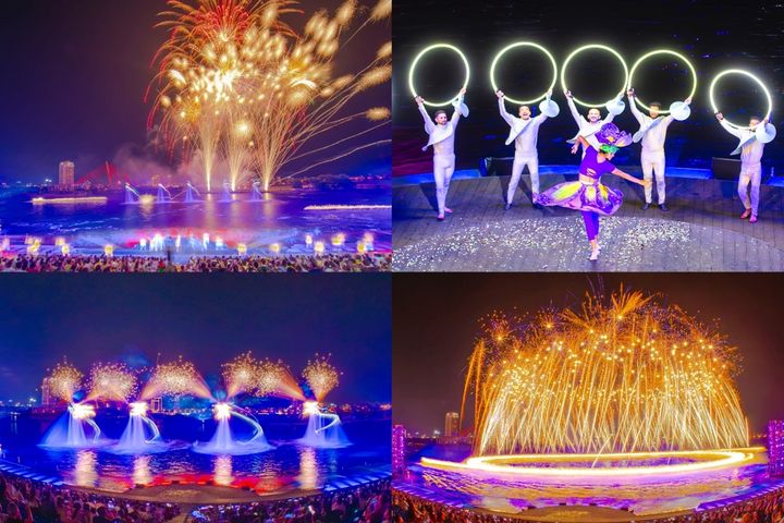 每晚煙花藝術表演。 圖:Sun World/提供