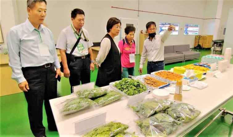 ▲彰化縣長王惠美率團參訪新加坡元通綠能植物工廠，獲得新加坡政府肯定並擁有全球多項認證，其技術有助於解決糧食危機，也期盼「彰化之光」返鄉投資。（彰化縣政府提供）
