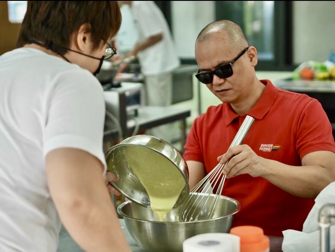 市府協助視障者及家庭更多的支持與協助,幫助他們創造美麗新視界。(圖/記者林照東翻攝)
