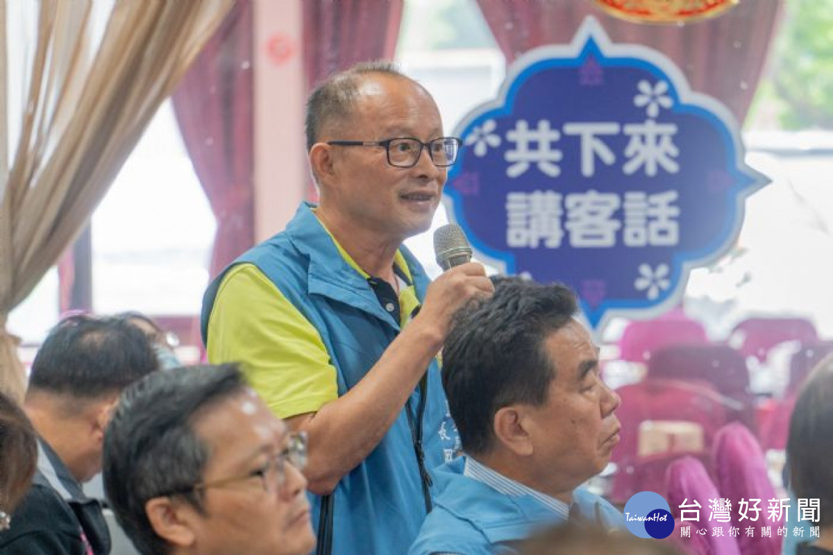 槺榔里里長羅鴻霖提供市政建議。<br /><br /> <br /><br />